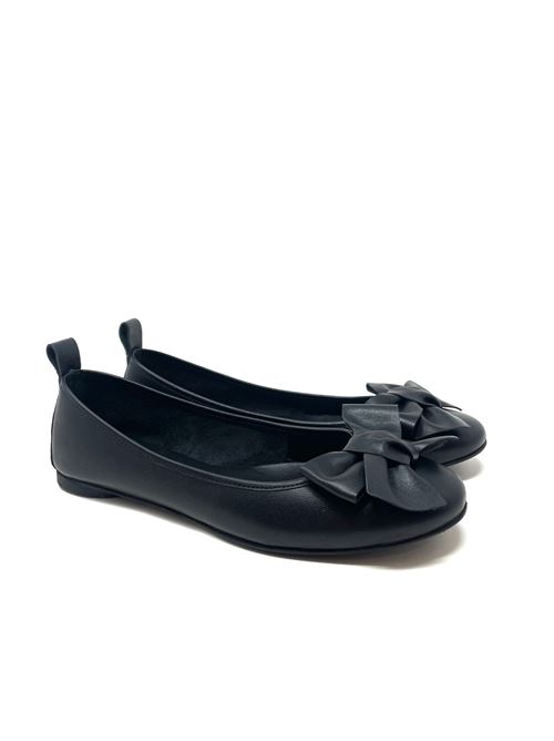 Ballerinas mit Schleife IL LACCIO | BT2011PELLEBLACK